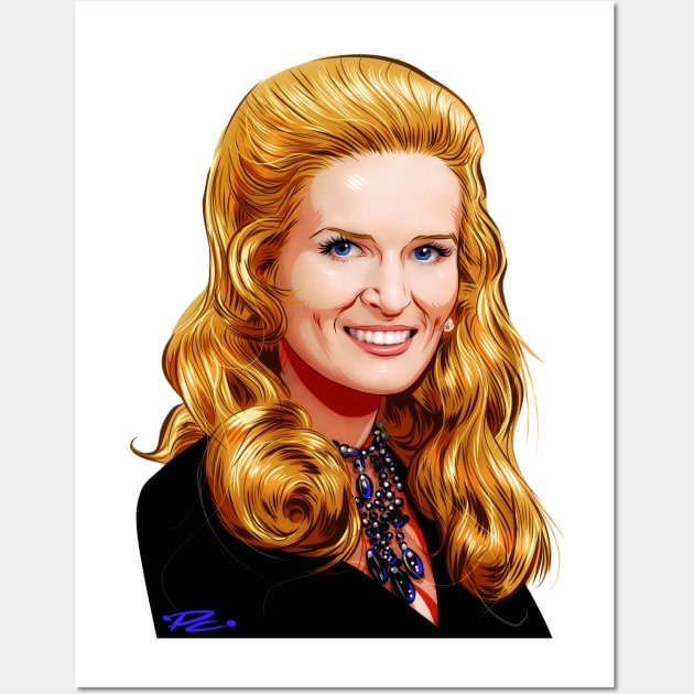 Lynn Anderson - An illustration by Paul Cemmick Wall Art by PLAYDIGITAL2020